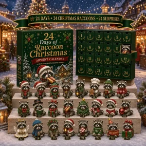 24 Days of Raccoon Christmas Advent Calendar