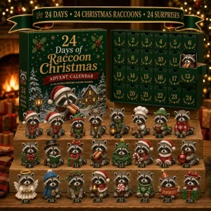 24 Days of Raccoon Christmas Advent Calendar