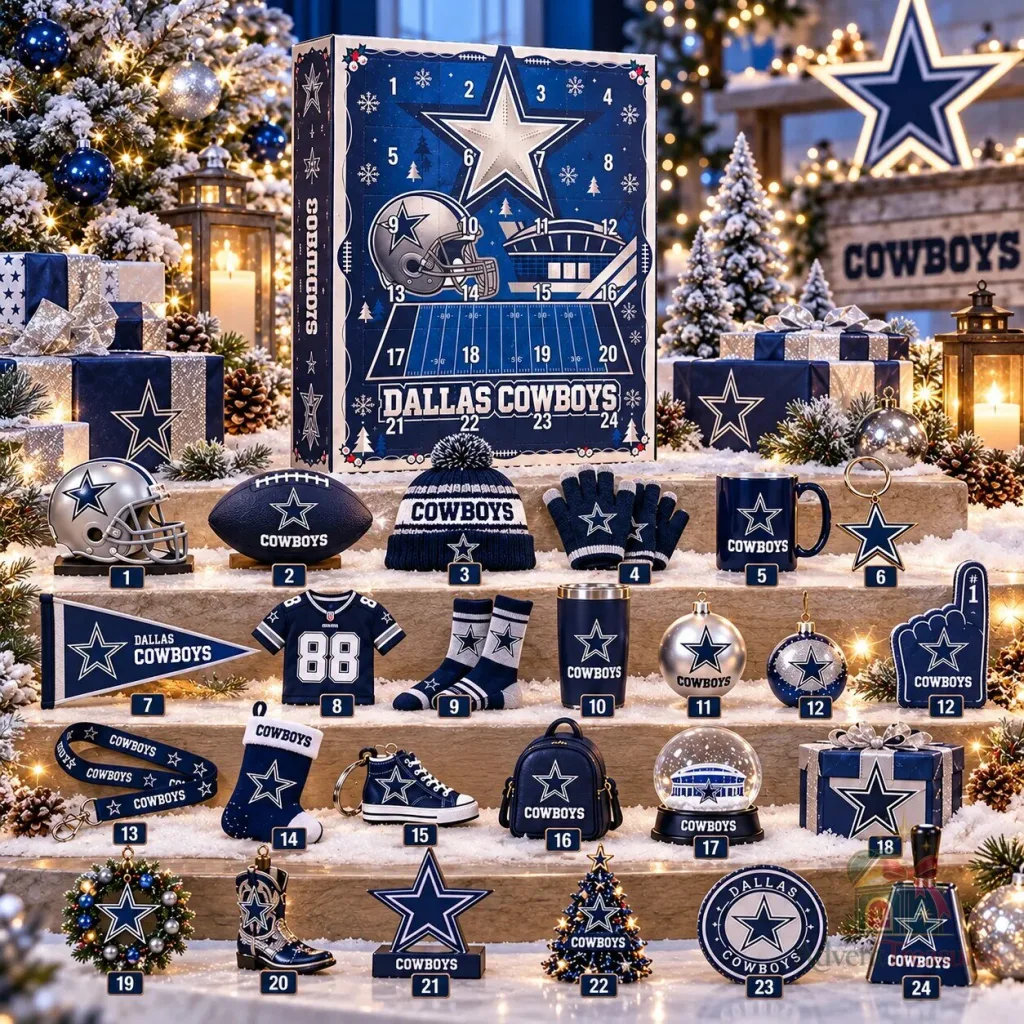 Dallas Cowboys 24 Days Advent Calendar 2026 Set Dallas Cowboys 24 Days Advent Calendar 2026 Set