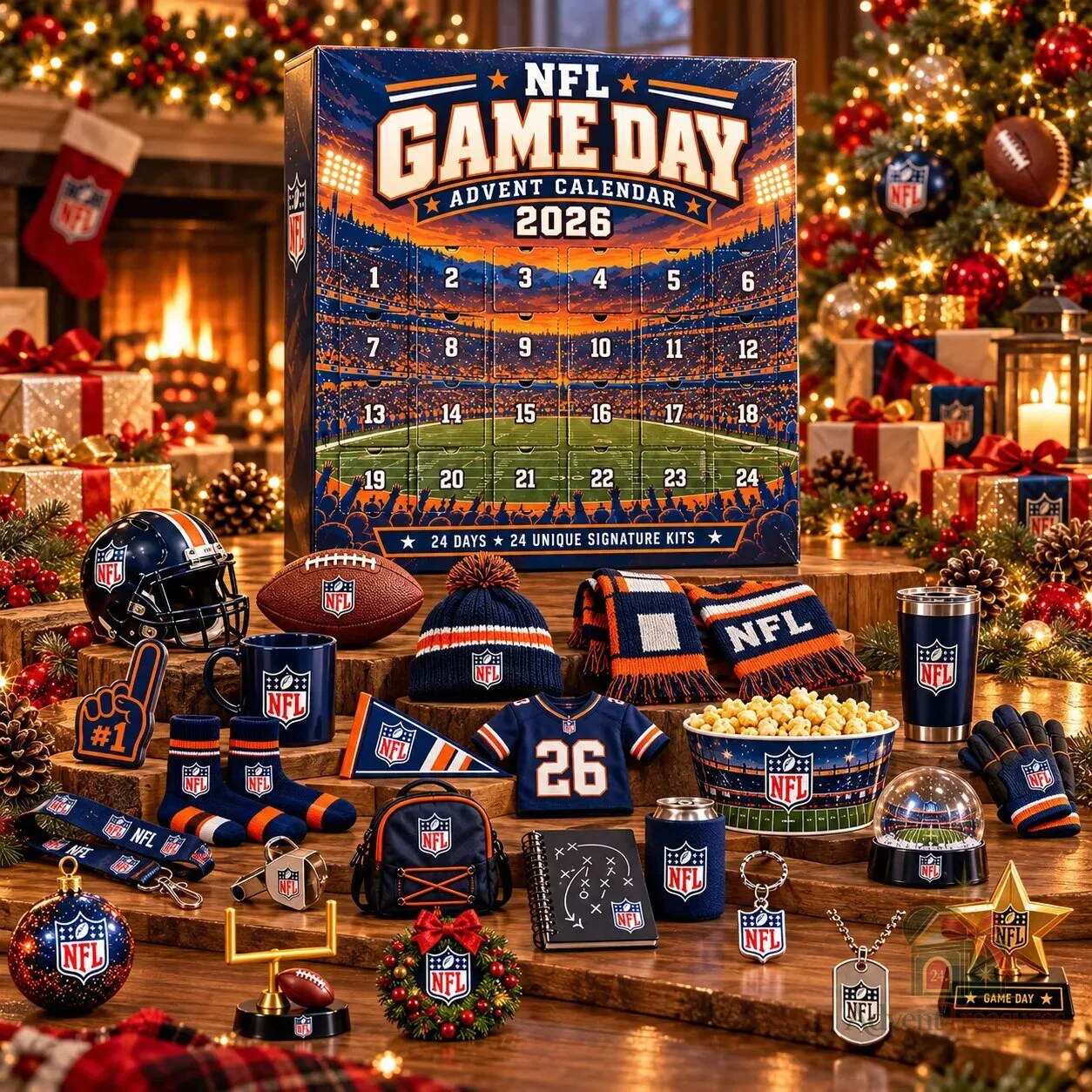 NFL Game Day Advent Calendar 2026 Set