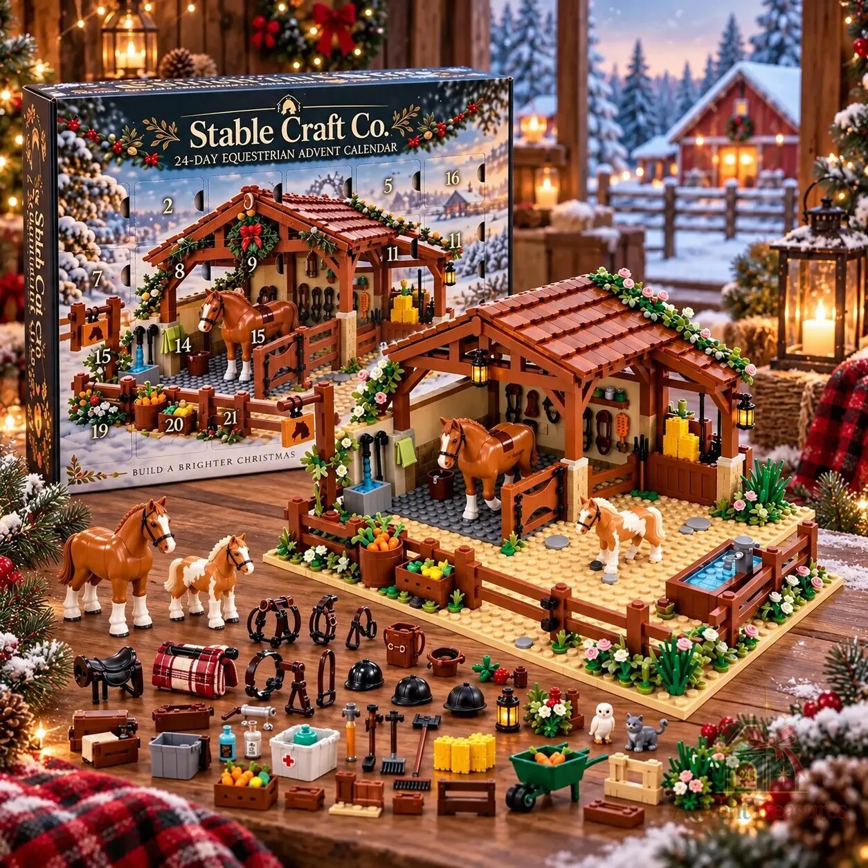 Stable Craft Co. Horse Building Advent Calendar 2026 9 Stable Craft Co. Horse Building Advent Calendar 2026