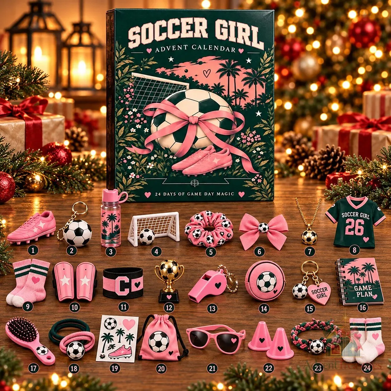 Soccer Girl Advent Calendar 2026